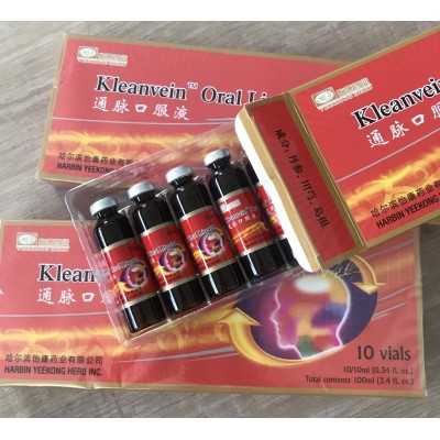 KLEANVEIN Oral Liquid 10 ml N.10 – Premium klasės tradic. kinų medicinos (TCM) eliksyras kraujagyslių tonusui ir lipidų balansui