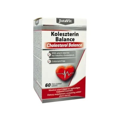 JutaVit cholesterolio balansas (Augaliniai steroliai), 60 tablečių