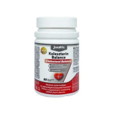 JutaVit cholesterolio balansas (Augaliniai steroliai), 60 tablečių
